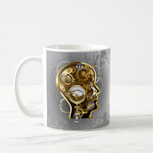 Steampunk Head with Manometer Coffee Mug