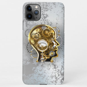 Steampunk head with manometer iPhone 11Pro max case