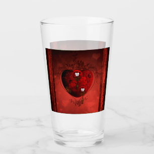 Steampunk heart glass