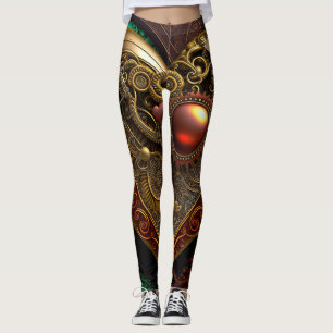Steampunk Heart Leggings