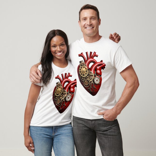 Steampunk Heart T-shirt (Unisex)