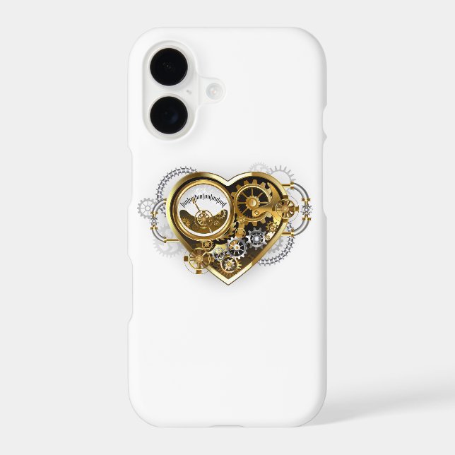 Steampunk Heart with a Manometer (Back)