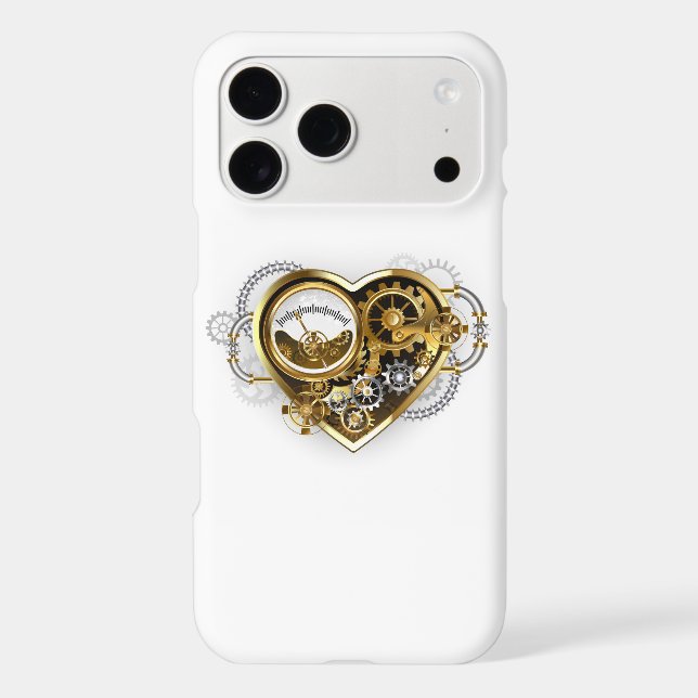 Steampunk Heart with a Manometer (Back)