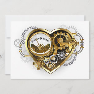 Steampunk Heart with a Manometer Announcement