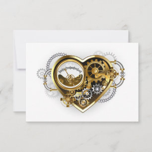 Steampunk Heart with a Manometer Announcement