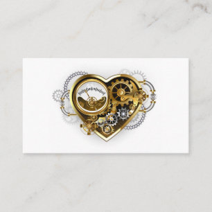 Steampunk Heart with a Manometer Appointment Card