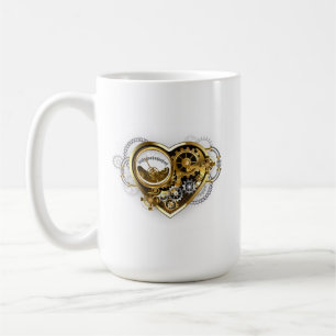 Steampunk Heart with a Manometer Coffee Mug