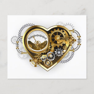 Steampunk Heart with a Manometer Flyer