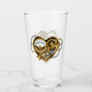 Steampunk Heart with a Manometer Glass