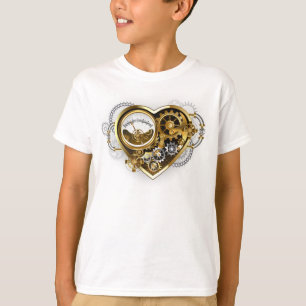 Steampunk Heart with a Manometer T-Shirt