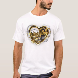 Steampunk Heart with a Manometer T-Shirt