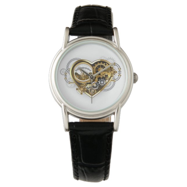 Steampunk Heart with a Manometer Watch (Front)