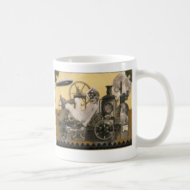 Steampunk Heroine Coffee Mug (Right)