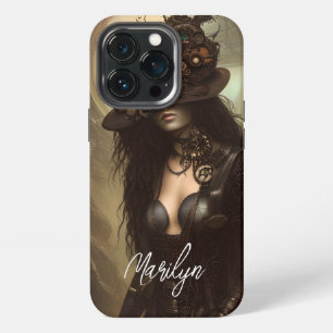 Steampunk Hide Your Eyes Original Artwork iPhone 13 Pro Case