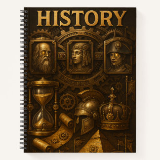 Steampunk History – Vintage Time Travel Notebook