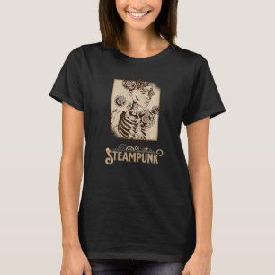 Steampunk Horror Vintage Maschinen Tarot Retro T-Shirt