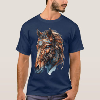 Steampunk Horse Artistic Horse funny T-Shirt