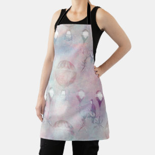 Steampunk Hot Air Balloons Vintage Feminine Apron