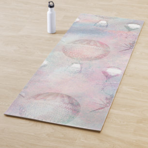 Steampunk Hot Air Balloons Vintage Feminine Yoga Mat
