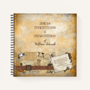 Steampunk Ideas inventions Sketch Notebook