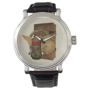 Steampunk Imaginaire Montre Collage