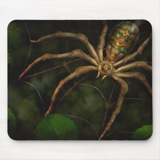 Steampunk - Insect - Arachnia Automata Mouse Pad (Front)