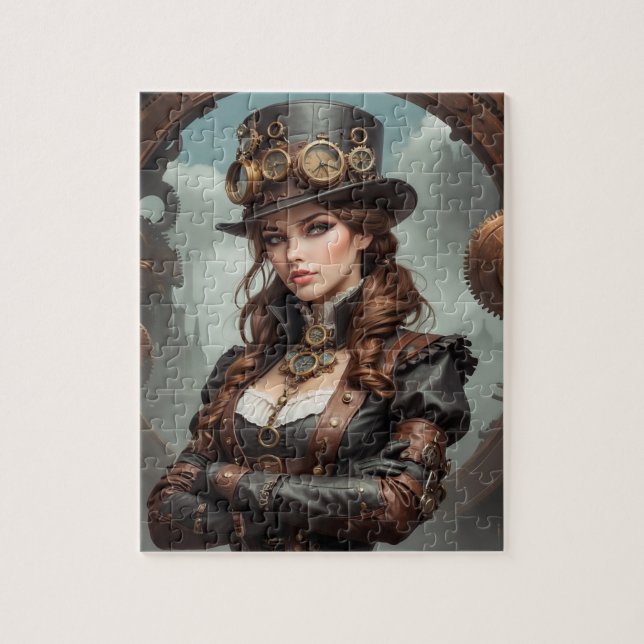 Steampunk Inspiré Graphic Puzzle (Vertical)