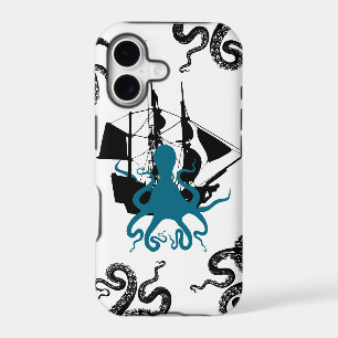 Steampunk iphone5 pirate - Kraken Octopus Attack!