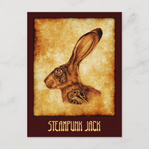 STEAMPUNK JACK POSTCARD
