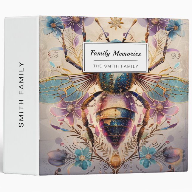 Steampunk Jewel Beetle Fantasy Art (1) Binder (Front/Spine)