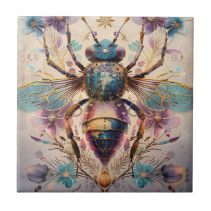 Steampunk Jewel Beetle Fantasy Art (1) Tile