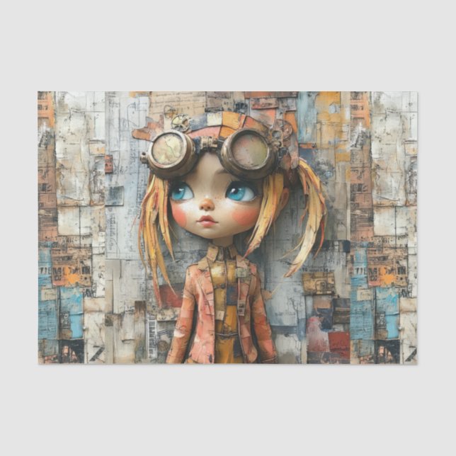 Steampunk Kids IV Tissue Paper (Front)