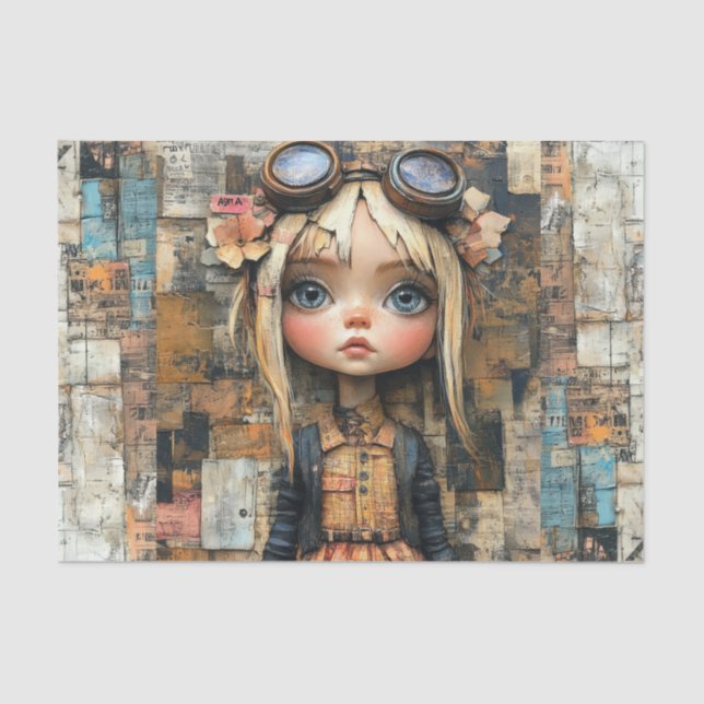 Steampunk Kids IX Tissue Paper (Front)