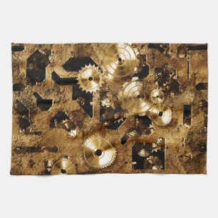 Steampunk Kitchen Towel