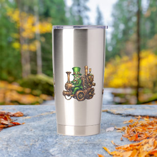 Steampunk Leprechaun Insulated Tumbler
