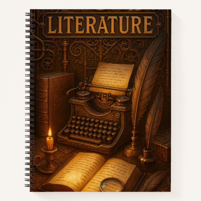 Steampunk Literature Journal. Notebook (Front)