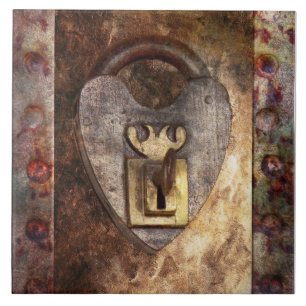 Steampunk - Locksmith - The key to my heart Tile