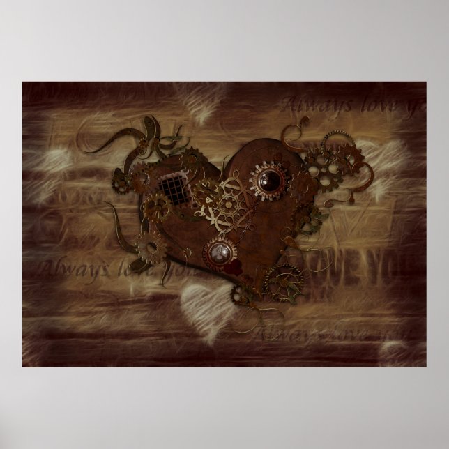 Steampunk Love Poster (Front)