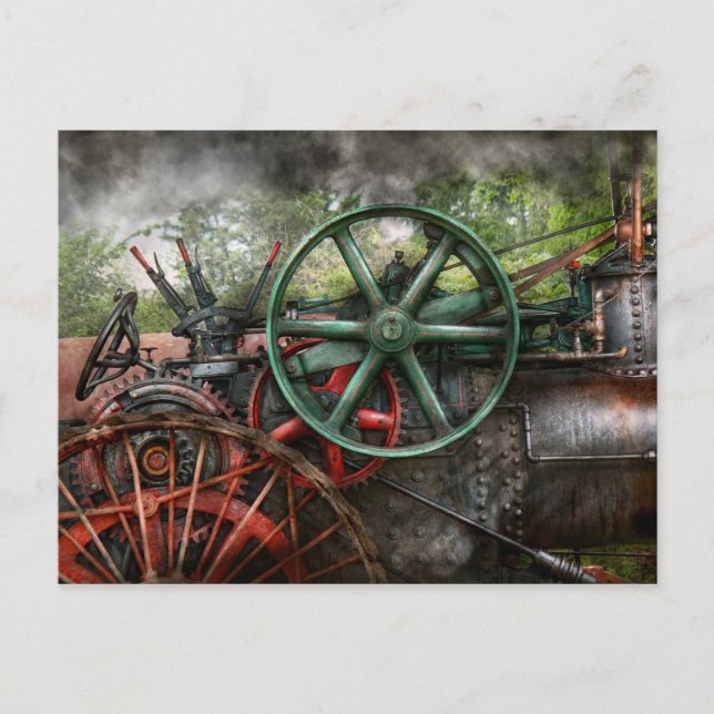 Steampunk - Machine - Transportation of the future Postcard (Front)