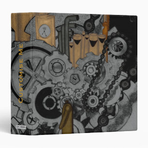 Steampunk Machinery Binder