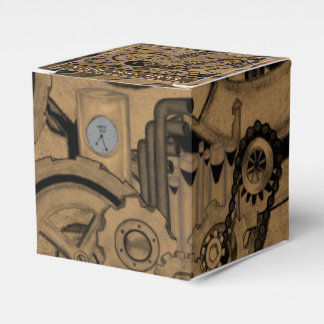 Steampunk Machinery (Brassy) Favor Box