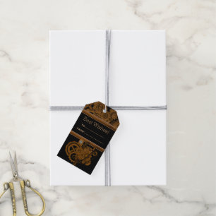 Steampunk Machinery (Copper ) Gift Tags