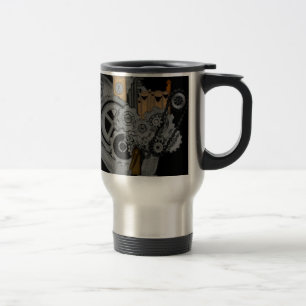 Steampunk Machinery Travel Mug
