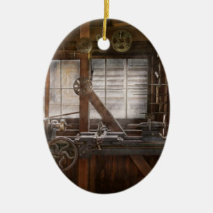 Steampunk - Machinist - My tinkering workshop Ceramic Ornament