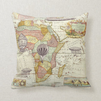 Steampunk Map pillow
