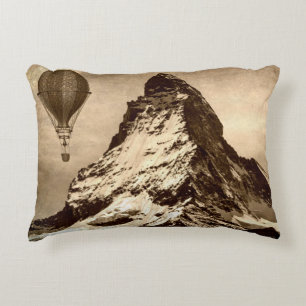 Steampunk Matterhorn Accent Pillow
