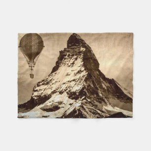 Steampunk Matterhorn Fleece Blanket