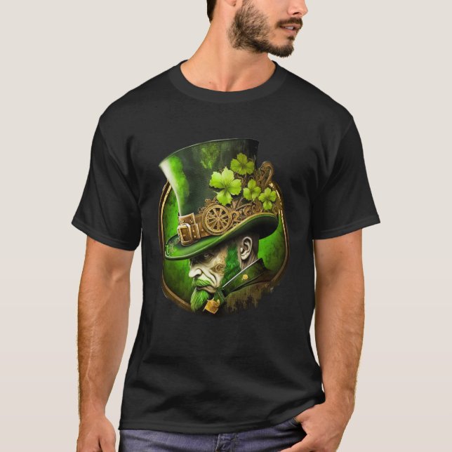 Steampunk Mécanique Haut Chapeau Saint-Patrick Hom (Devant)