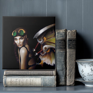 Steampunk Mechanical Fairy  Tile