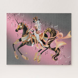 Steampunk Mechanical Horse & Lady  Jigsaw Puzzle